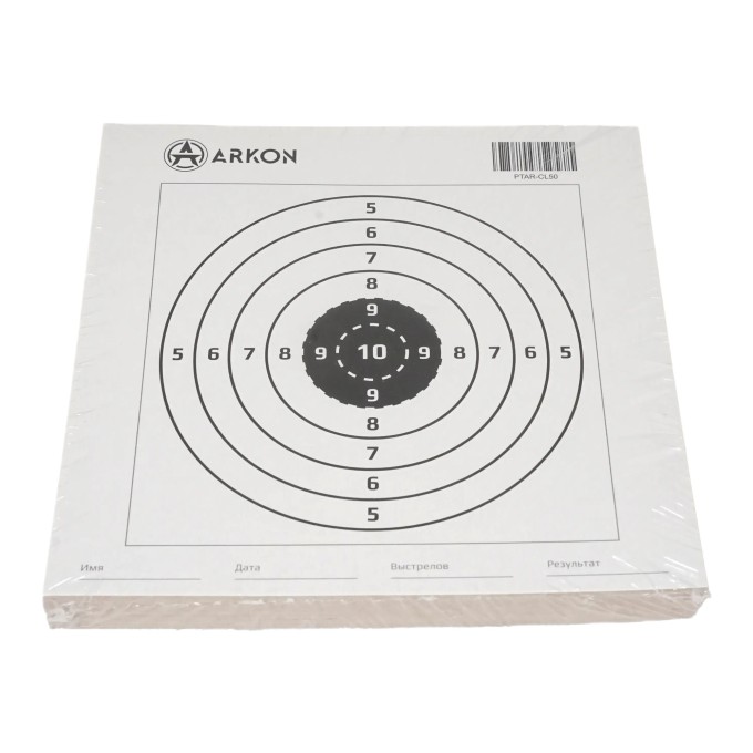 Мишень ARKON для пневматики классическая (50 шт./уп.) PTAR-CL50
